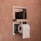 Alfi Brand Polished Stainless Steel Recessed Shelf / Toilet Paper Holder Niche ABTPN88-PSS - alternate 1